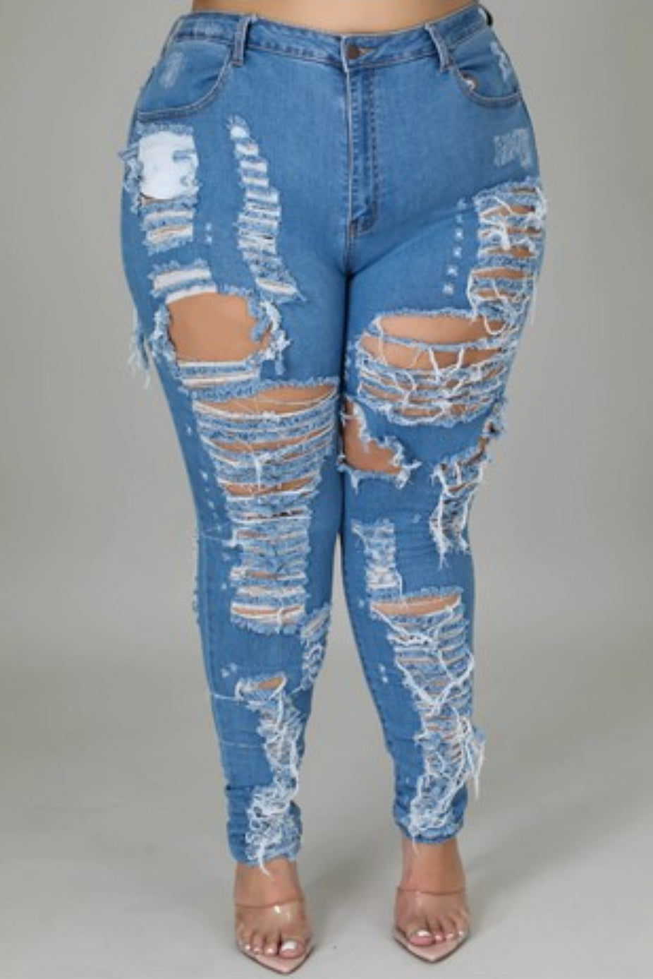 Lona distress jeans