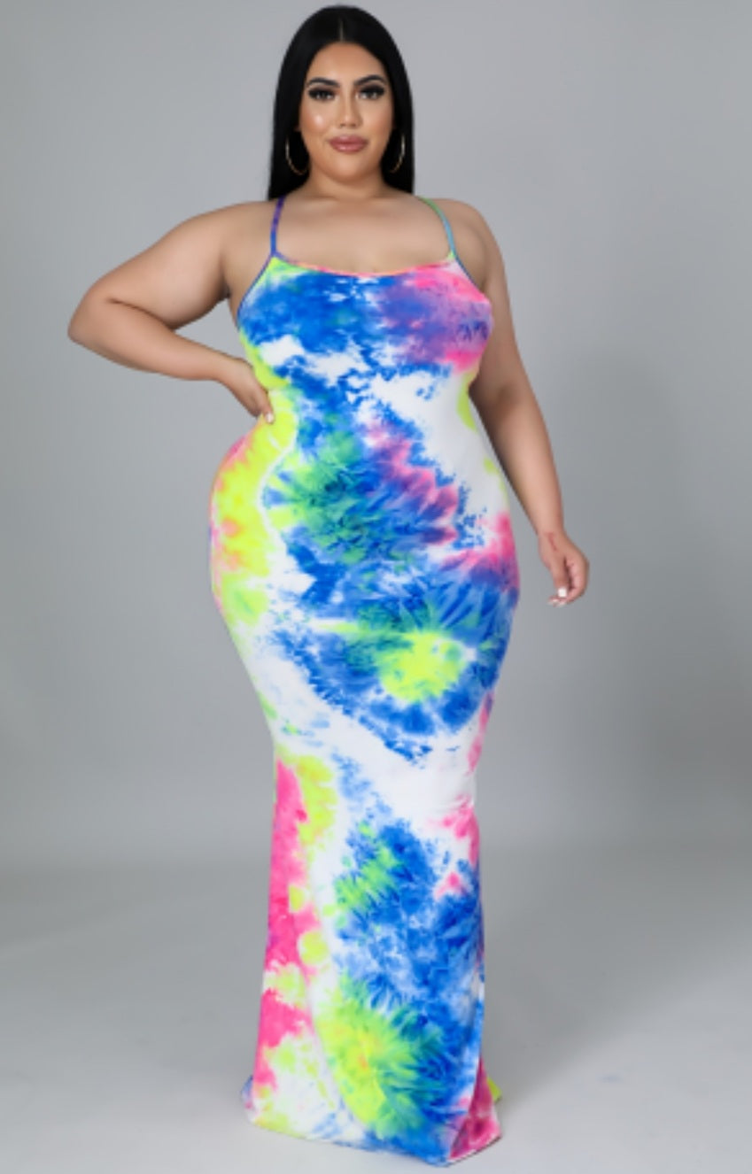 Tye Dye Maxi Dress